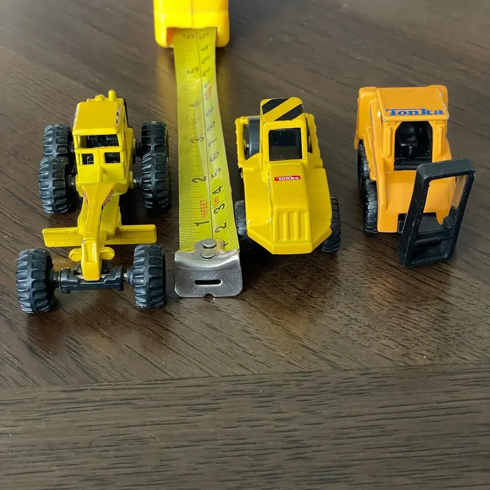 Maisto Tonka Road Crew Construction Equipment Lot Grader Forklift Roller FLAW